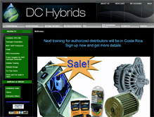 Tablet Screenshot of dc-hybrids.com